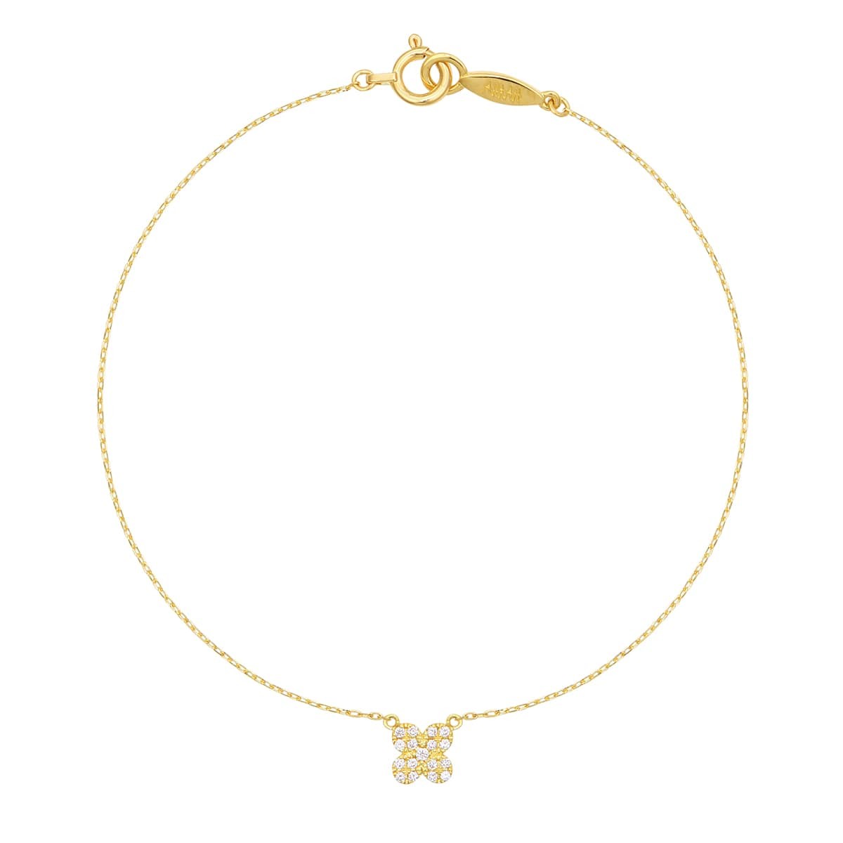 petal pavé 手链
