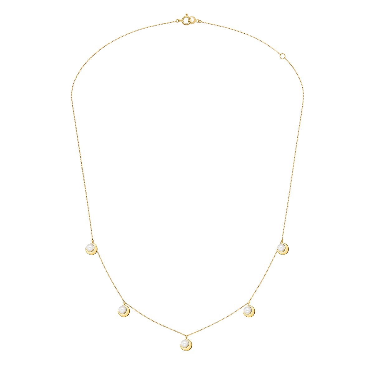 crescent pearl station 项链