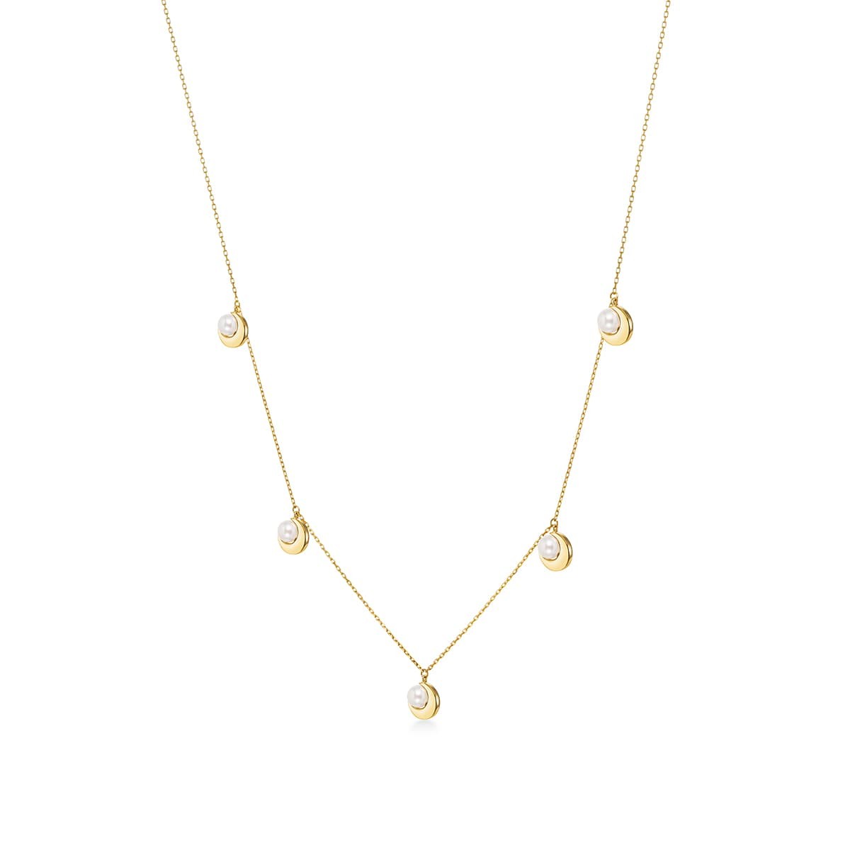 crescent pearl station 项链