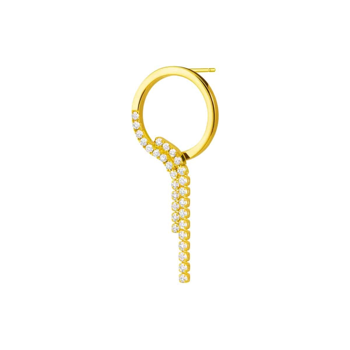 chandelier circle 耳环