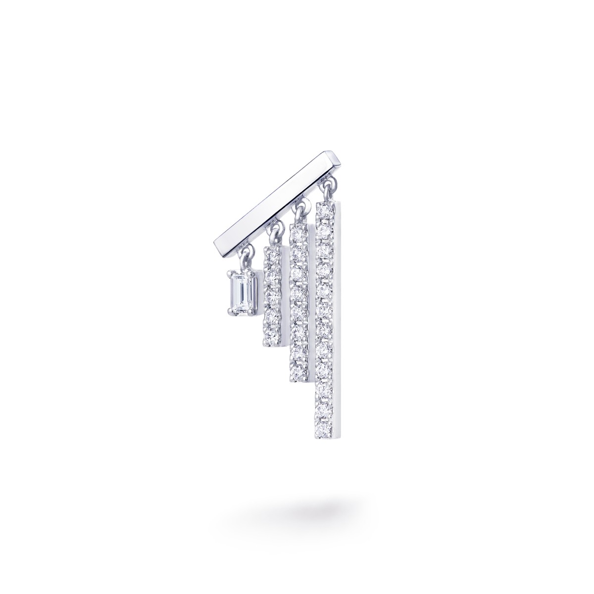 chandelier baguette 耳环