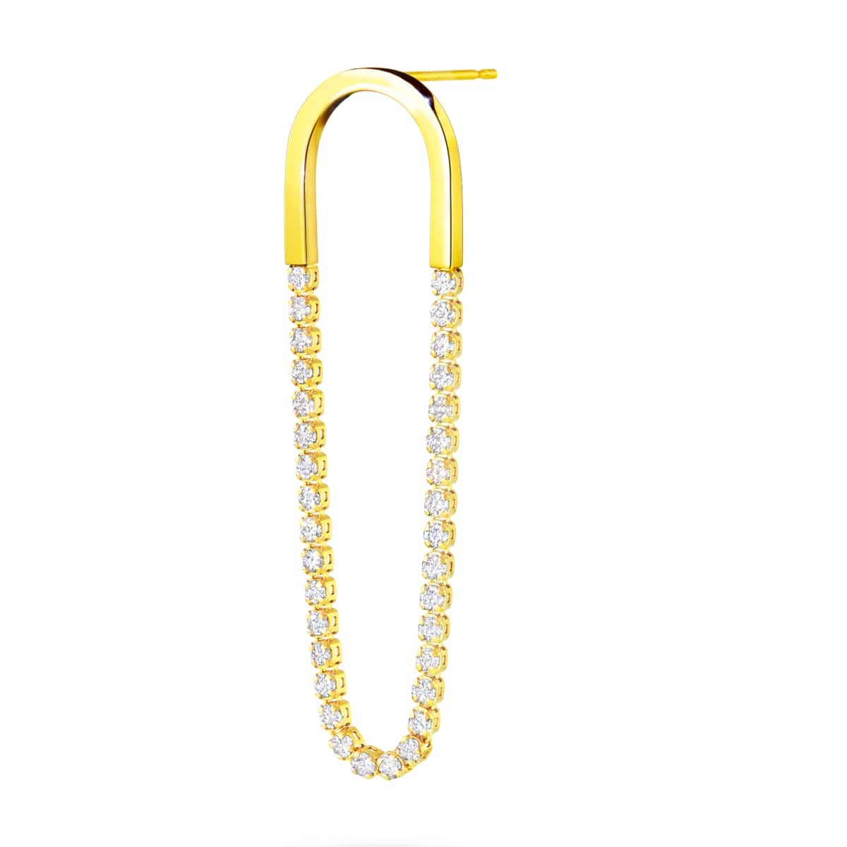 chandelier loop 耳环