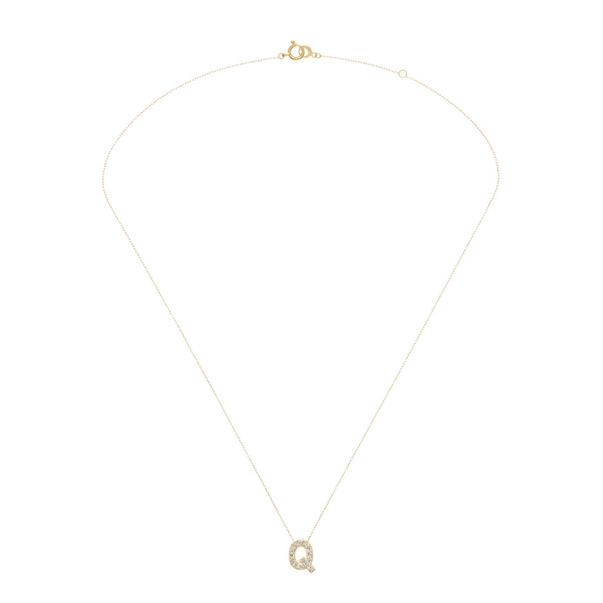 première étoile initial 项链 Q