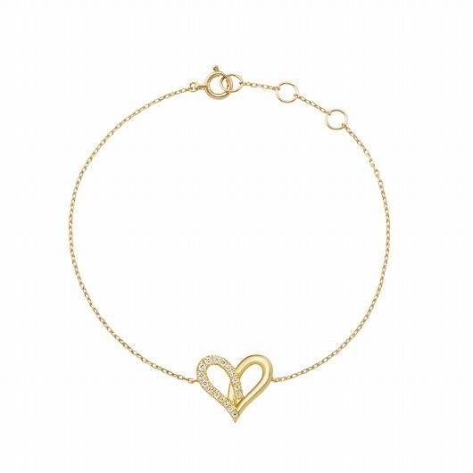 fil rouge heart midi 手链(半密镶)