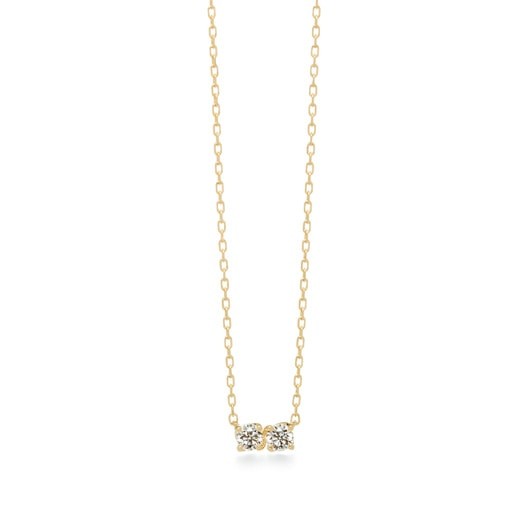 fil rouge 2 diamonds 项链